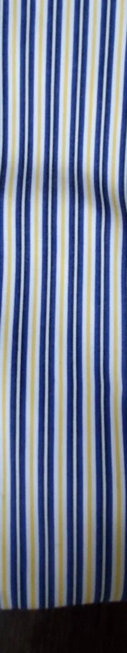 Ralph Lauren Men's Custom Fit Shirt White Blue Stripes Size Large Button Collar